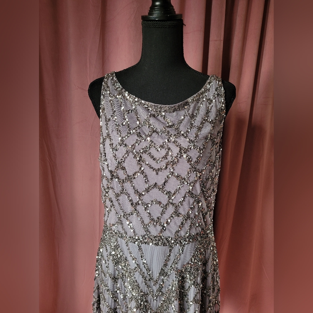 Aidan Mattox Sequin Cocktail Dress - Picture 4 of 7